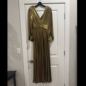 One33 Social Kathy Maxi Gown- Gold